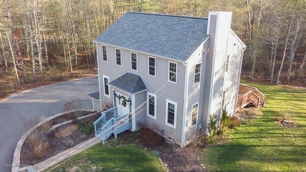 88 Fearing Hill Road Wareham, MA 02576 - Photo 25 of 29 a aerial view of a house with a yard