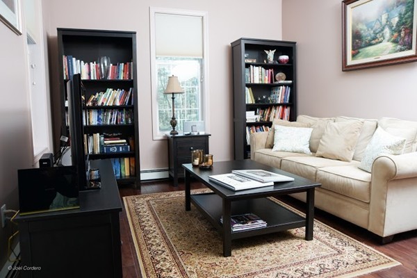 88 Fearing Hill Road Wareham, MA 02576 - Photo 10 of 29 a living room with furniture and a book shelf