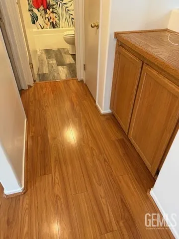 a view of wooden floor