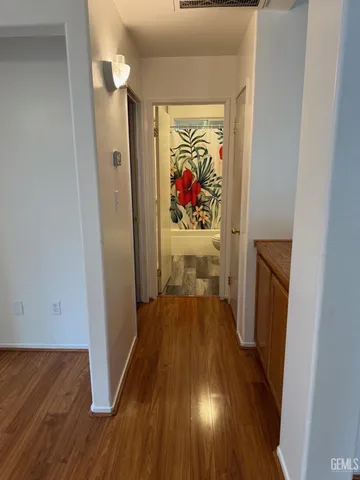 wooden floor in a gallery