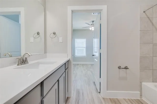 wooden floor in an empty room