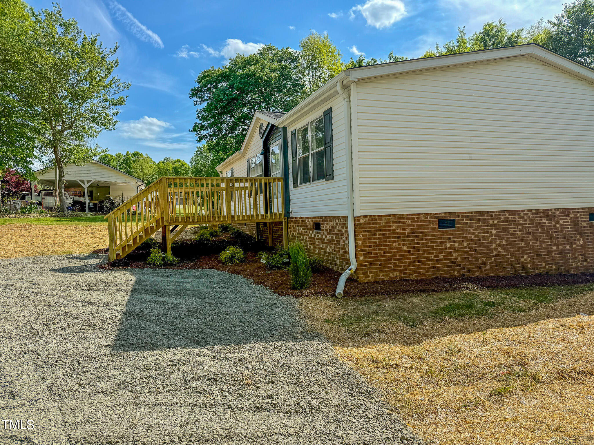 1622 Julian Oakley Road Rougemont, NC 27572 - Photo 18 of 30 a view of a house with a yard