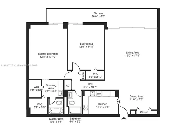 $2,950 | 100 Bayview Drive, Unit 1028, Sunny Isles Beach, FL 33160