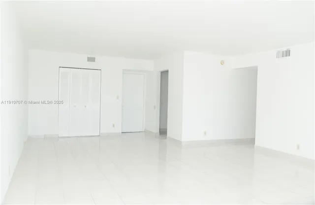 a view of an empty room