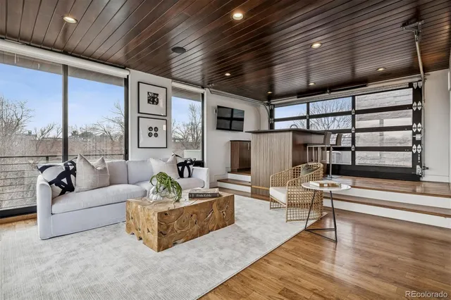 a front view of a building