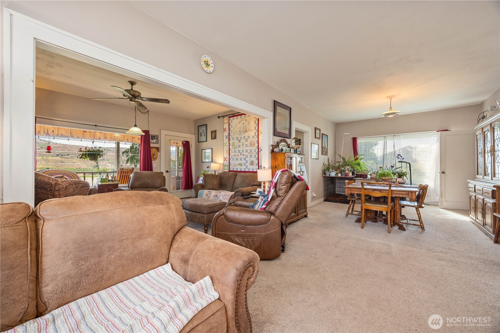 1281 Totem Pole Road Manson, WA 98831 - Photo 8 of 39 a living room with furniture and a table