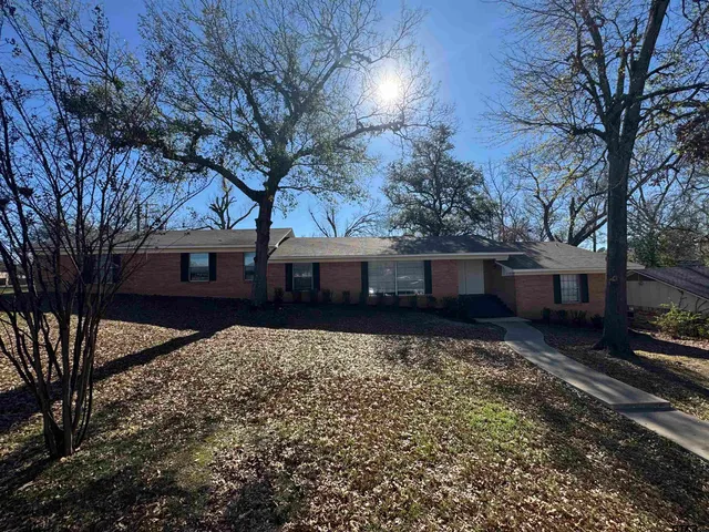 a house that has a tree in front of the house