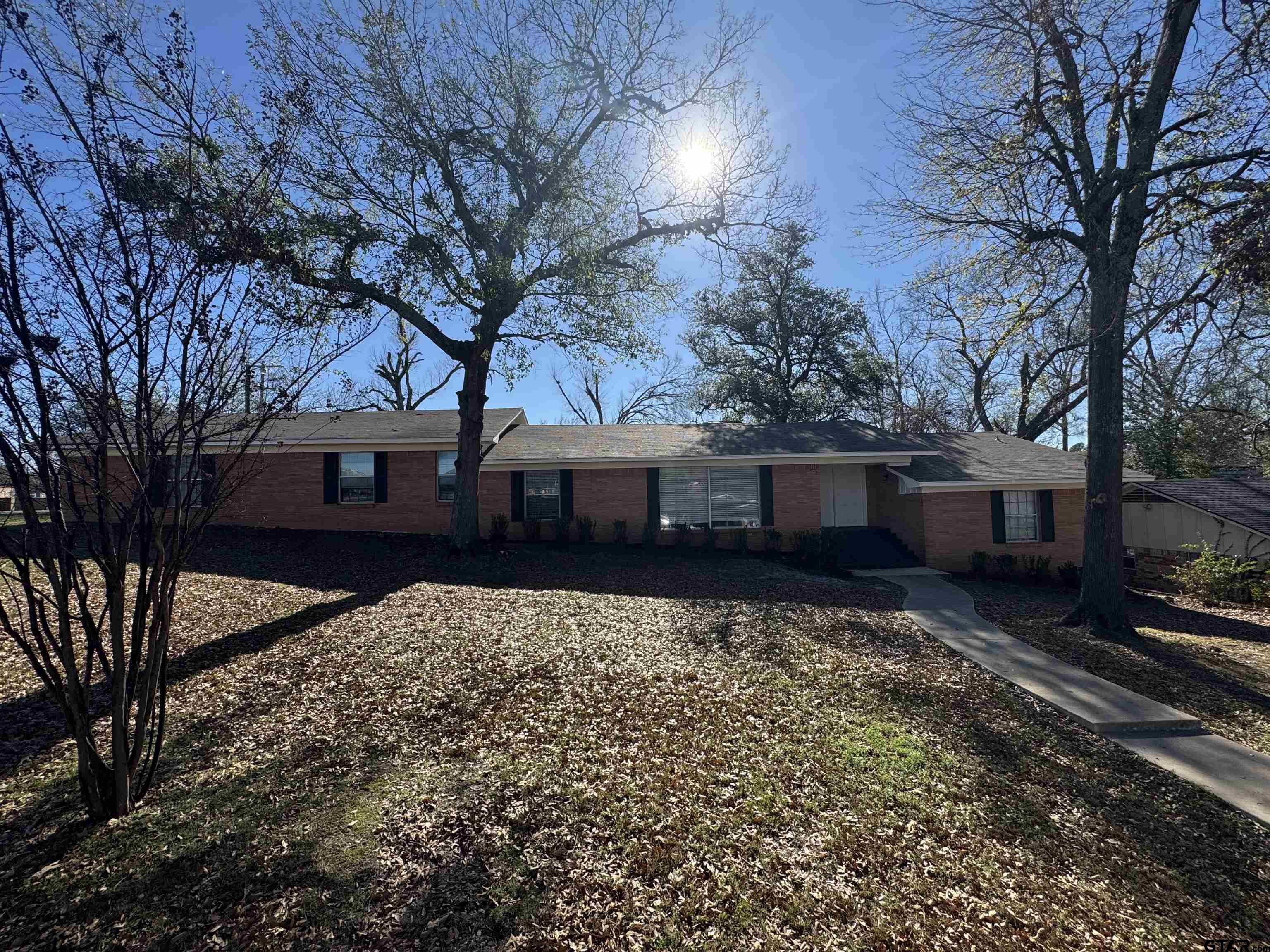 a house that has a tree in front of the house