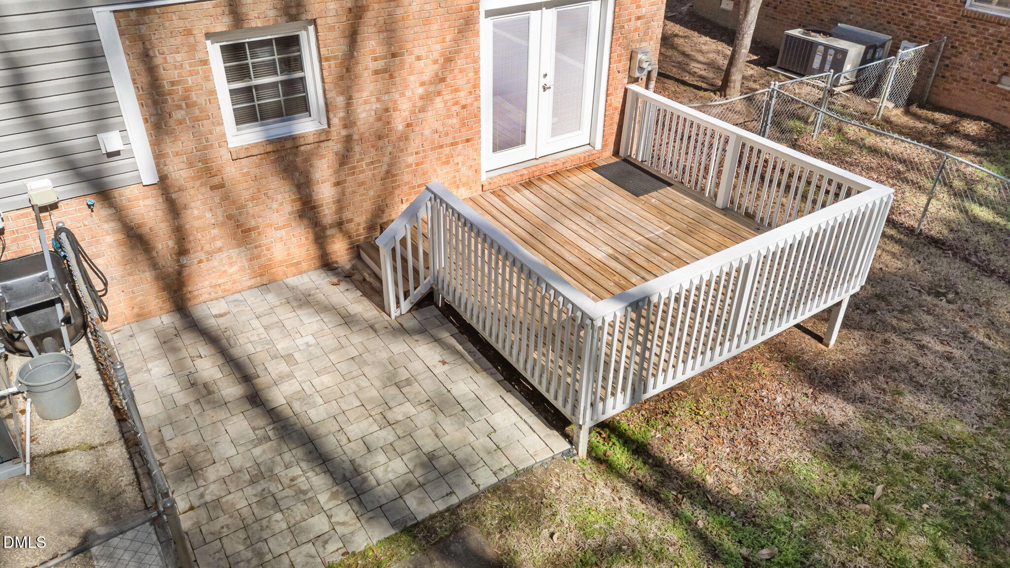 205 November Street Garner, NC 27529 - Photo 25 of 26 a view of a balcony with wooden floor