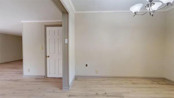 a view of an empty room