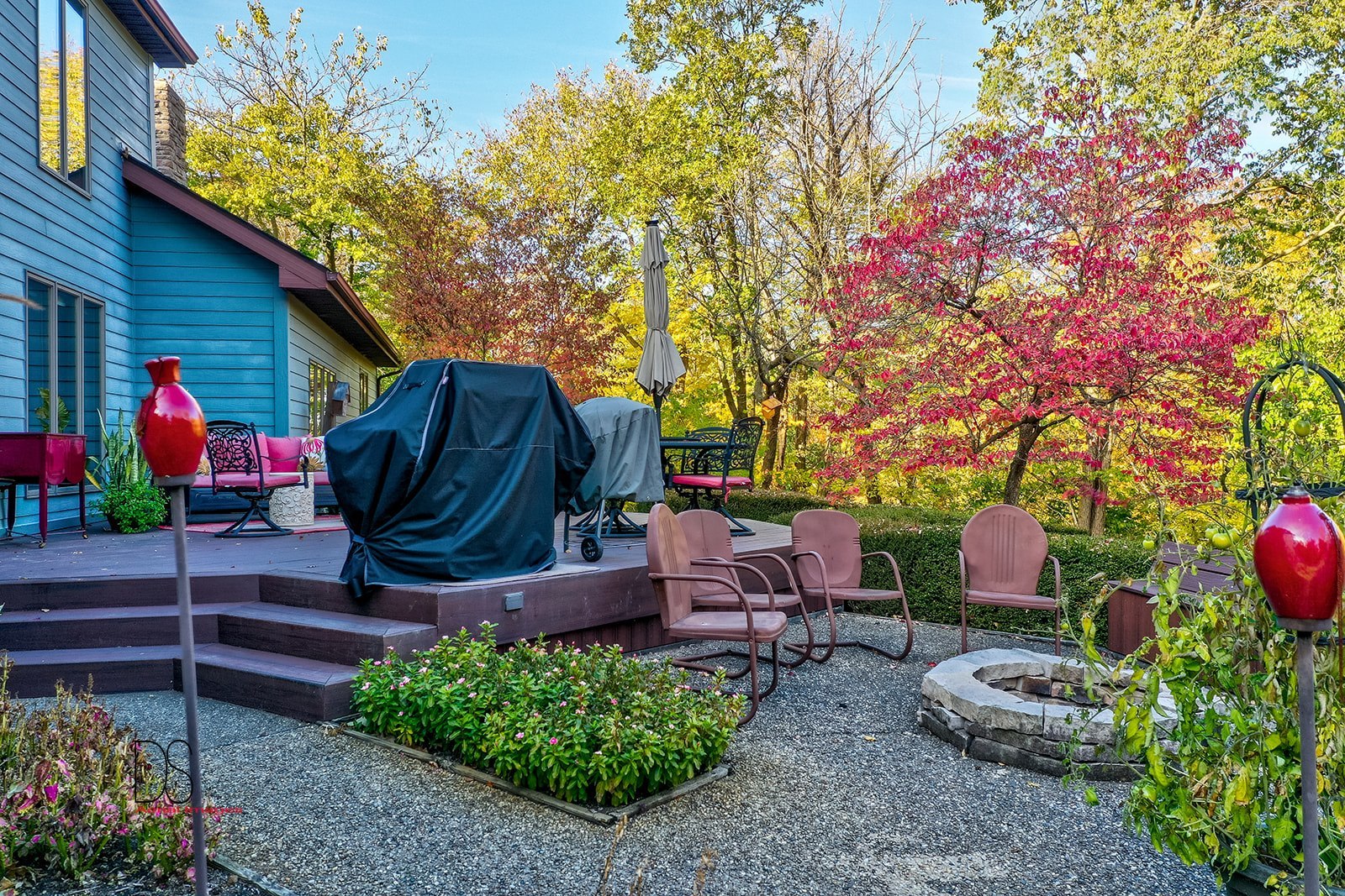 2384 East 28th Road Seneca, IL 61360 - Photo 54 of 60 a backyard of a house with lots of green space