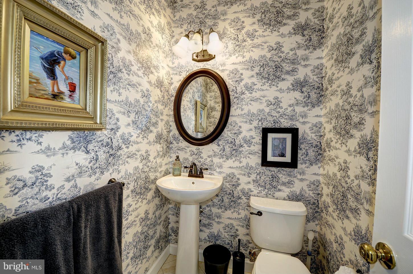 9702 Hidden Valley Road Vienna, VA 22181 - Photo 11 of 30 Main level Powder Room