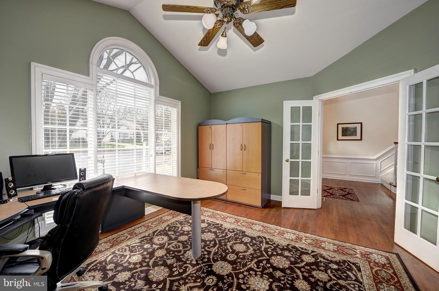 9702 Hidden Valley Road Vienna, VA 22181 - Photo 3 of 30 Study w/ hardwood and Palladian windows