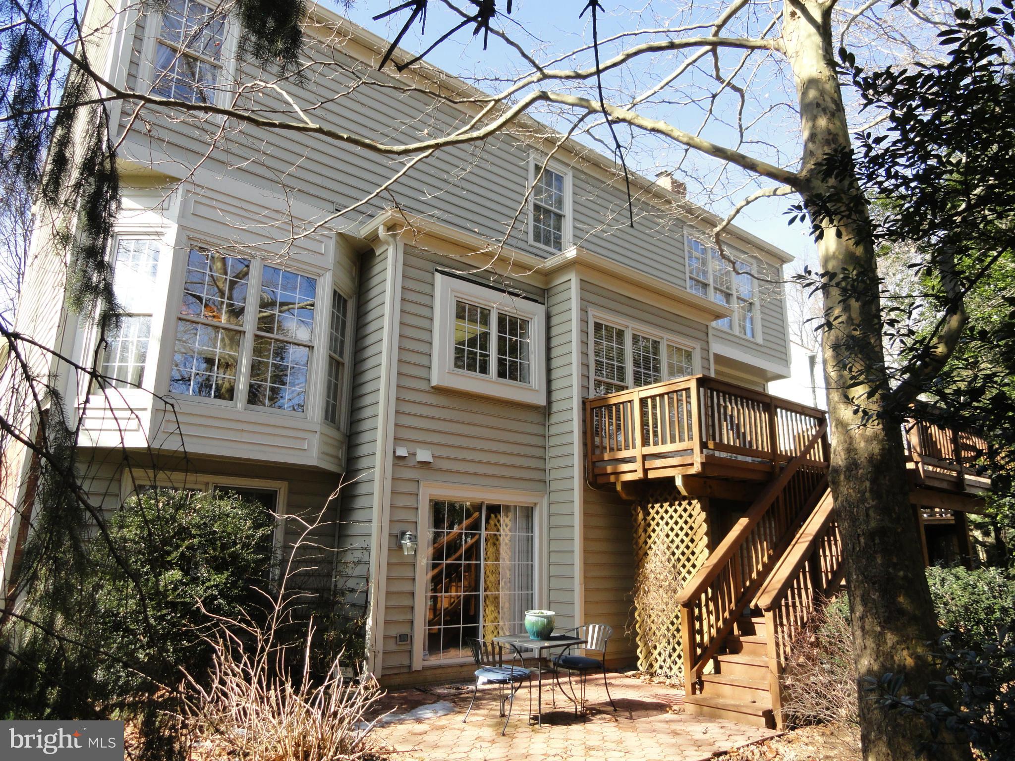 9702 Hidden Valley Road Vienna, VA 22181 - Photo 25 of 30 Exterior of home w/patio and deck