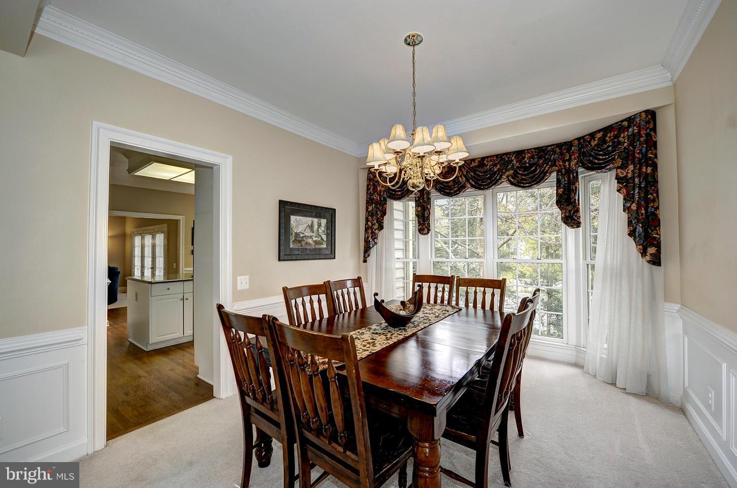 9702 Hidden Valley Road Vienna, VA 22181 - Photo 5 of 30 Dining Room w/Full Bay Window