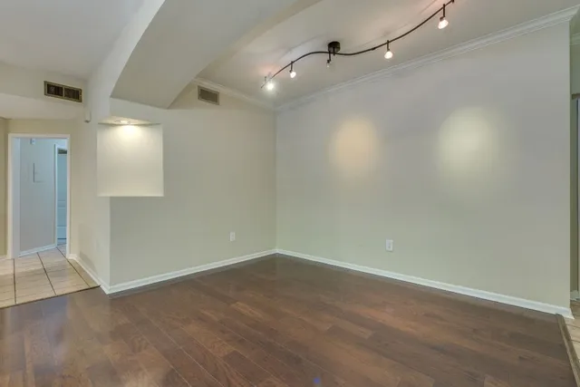 wooden floor in an empty room