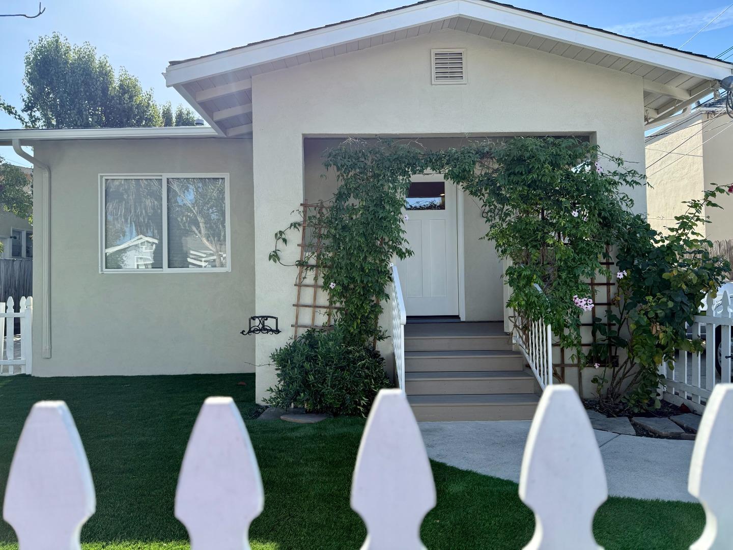 634 Fulton Street Redwood City, CA 94061 - Photo 3 of 24 a view of outdoor space with seating area and entryway