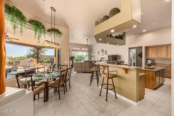 a view of a kitchen with a sink