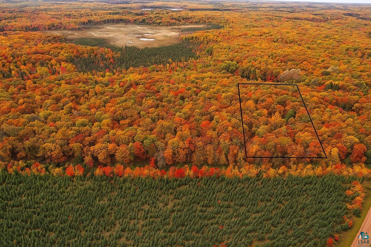 Tbd Lot #2 Tbd Trail Iron River, WI 54847 - Photo 1 of 8 Aerial view - Bayfield County land on the North side.