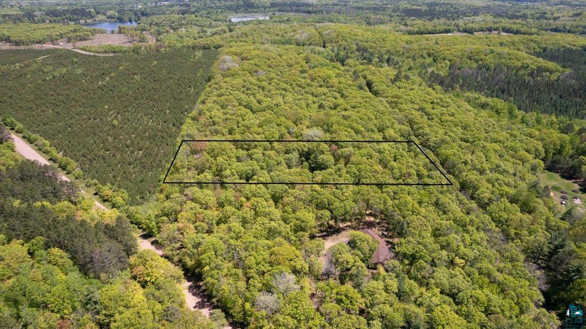 Tbd Lot #2 Tbd Trail Iron River, WI 54847 - Photo 3 of 8 Aerial view - facing the West side of the parcel.