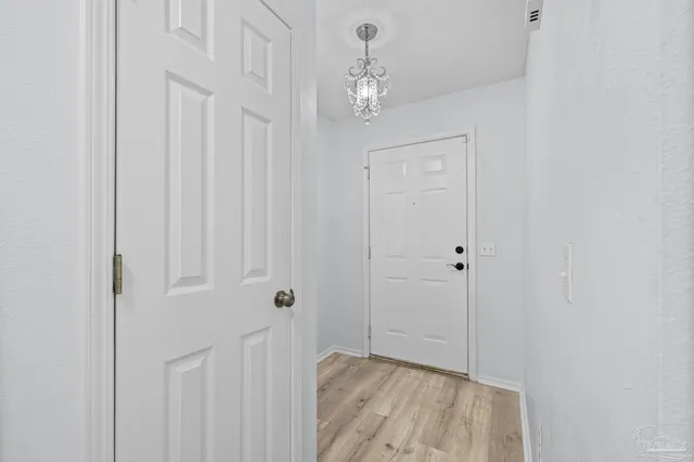 a view of closet area