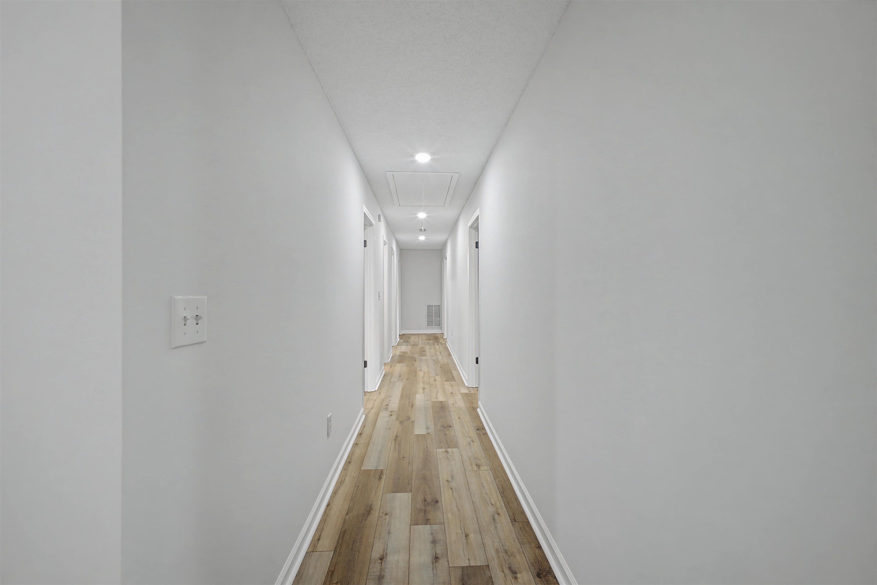 632 Cullum Road Munford, TN 38058 - Photo 18 of 38 Hall featuring light wood finished floors and recessed lighting