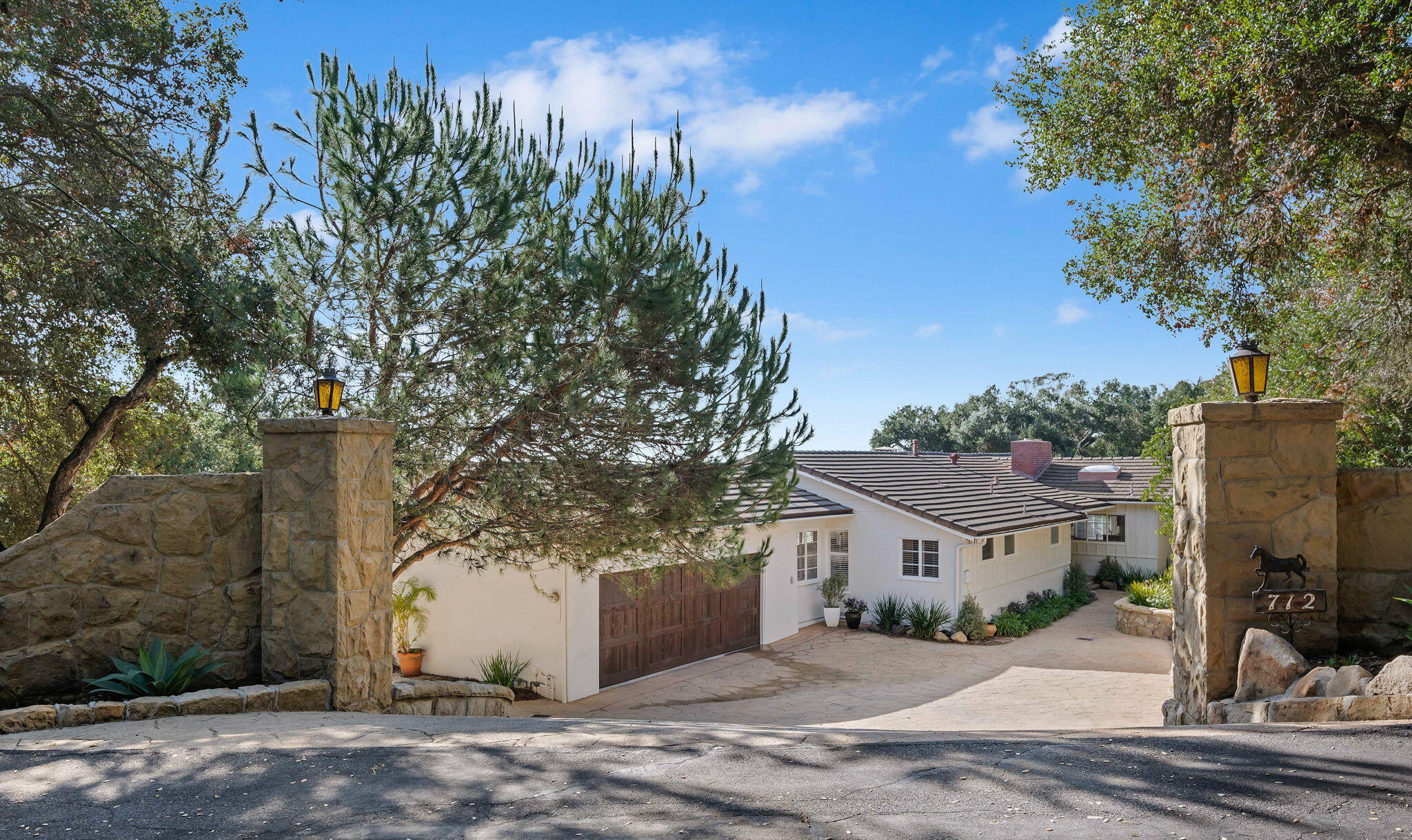 712 Arbolado Road Santa Barbara, CA 93103 - Photo 7 of 28 a view of a house with a tree