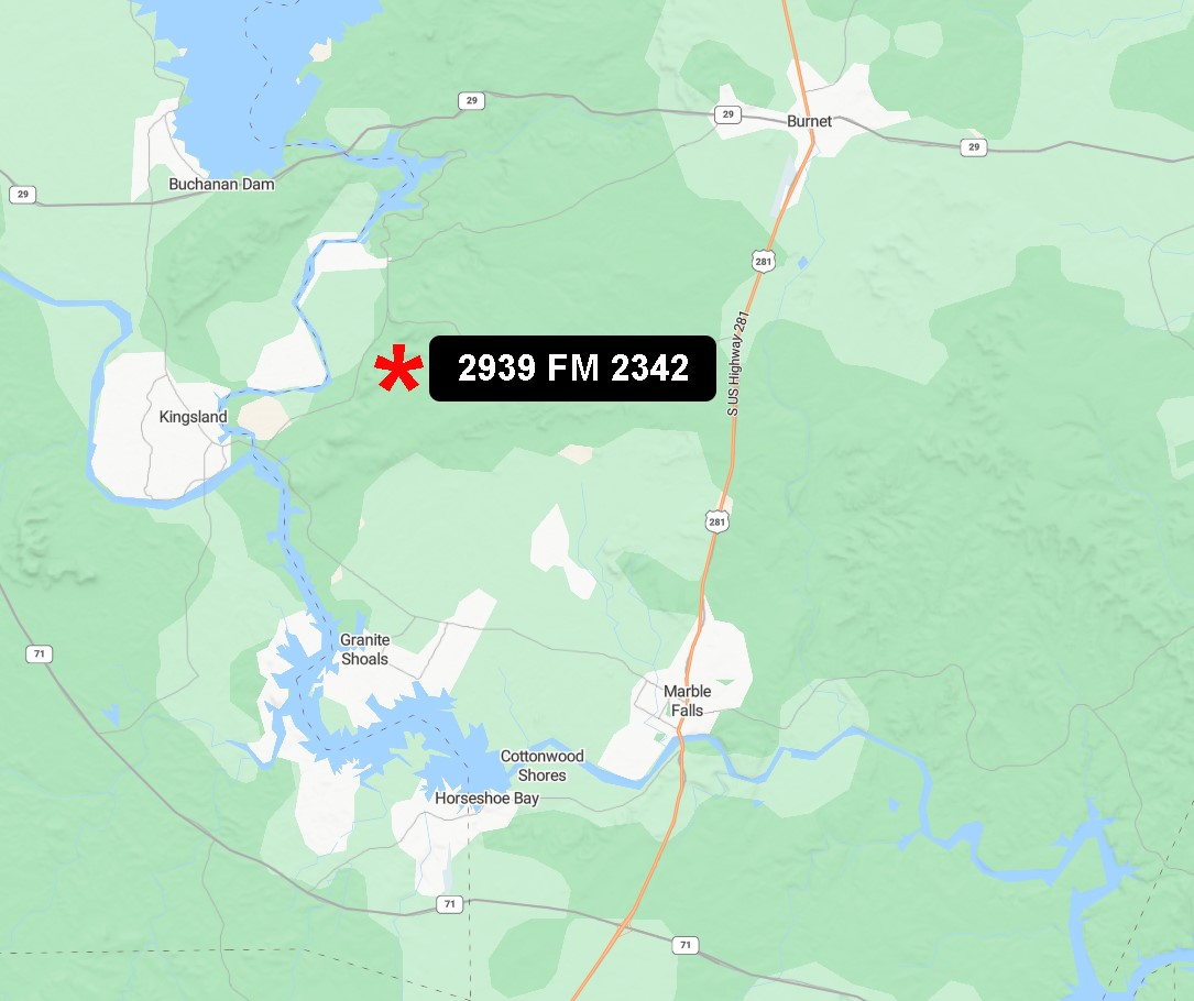 2939 Fm-2342 Road Burnet, TX 78611 - Photo 27 of 28 Locator Map