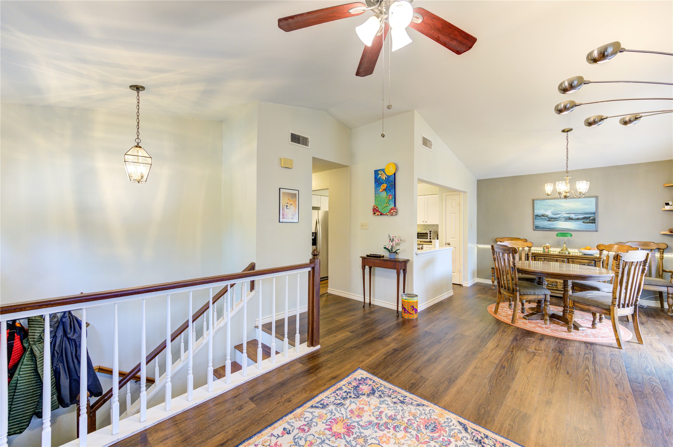 7861 Champion Pines Drive Spring, TX 77379 - Photo 4 of 34 a living room with furniture and a wooden floor