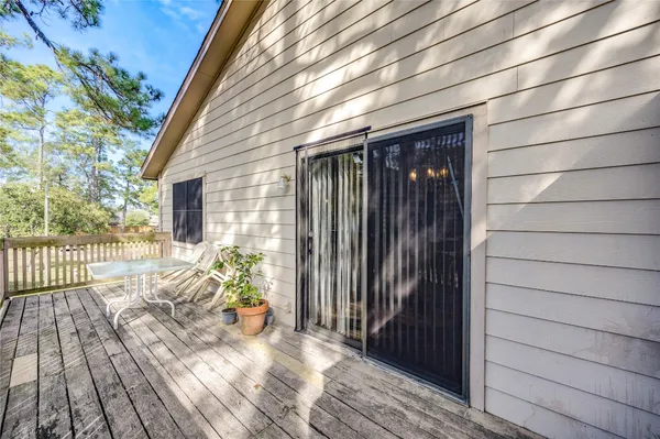 a view of a house with wooden floor and wooden floor