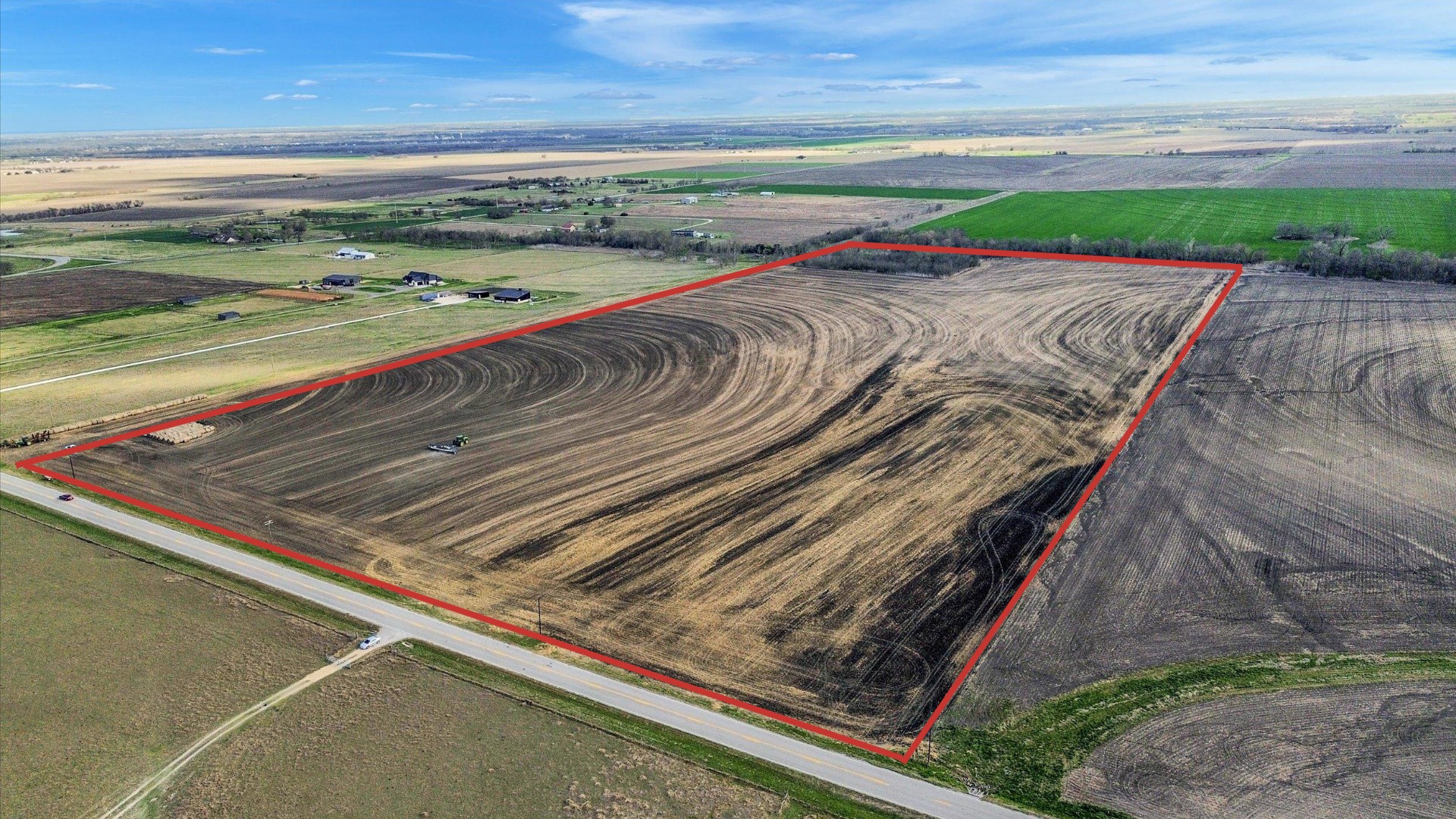 1123 Rd Holland Tx 76534 Road Holland, TX 76534 - Photo 1 of 16 Aerial view of sparsely populated area featuring property boundaries highlighted
