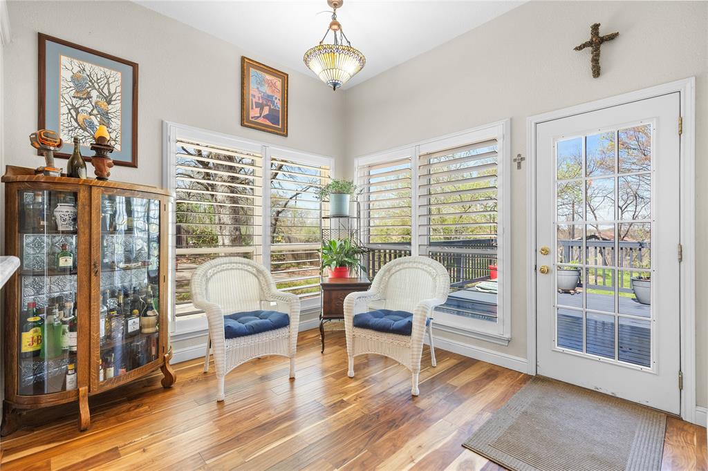 1007 Santa Fe Street Denton, TX 76205 - Photo 13 of 37 Living area with light wood-style flooring