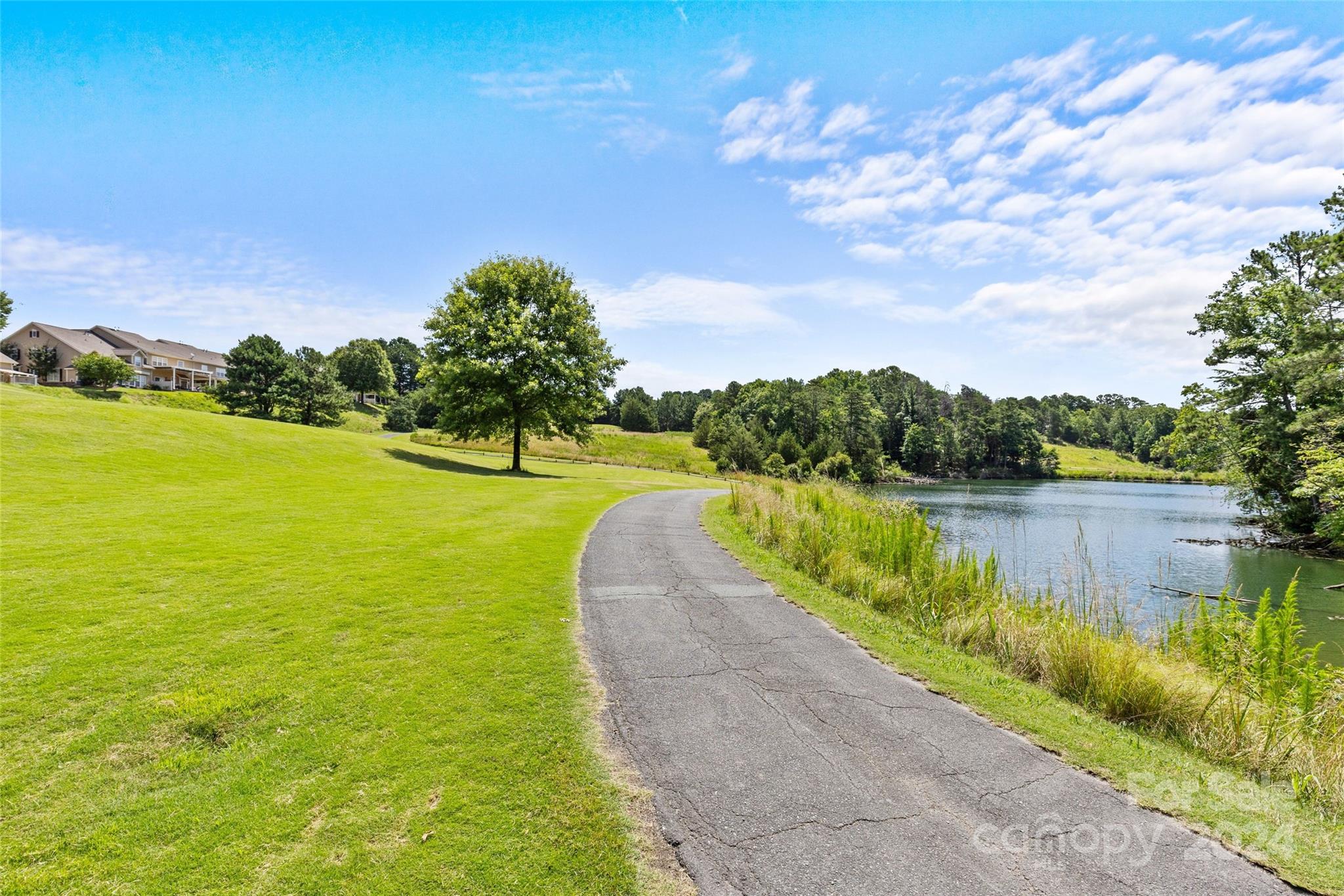1034 Silver Gull Drive Tega Cay, SC 29708 - Photo 32 of 32 a view of a lake with a big yard