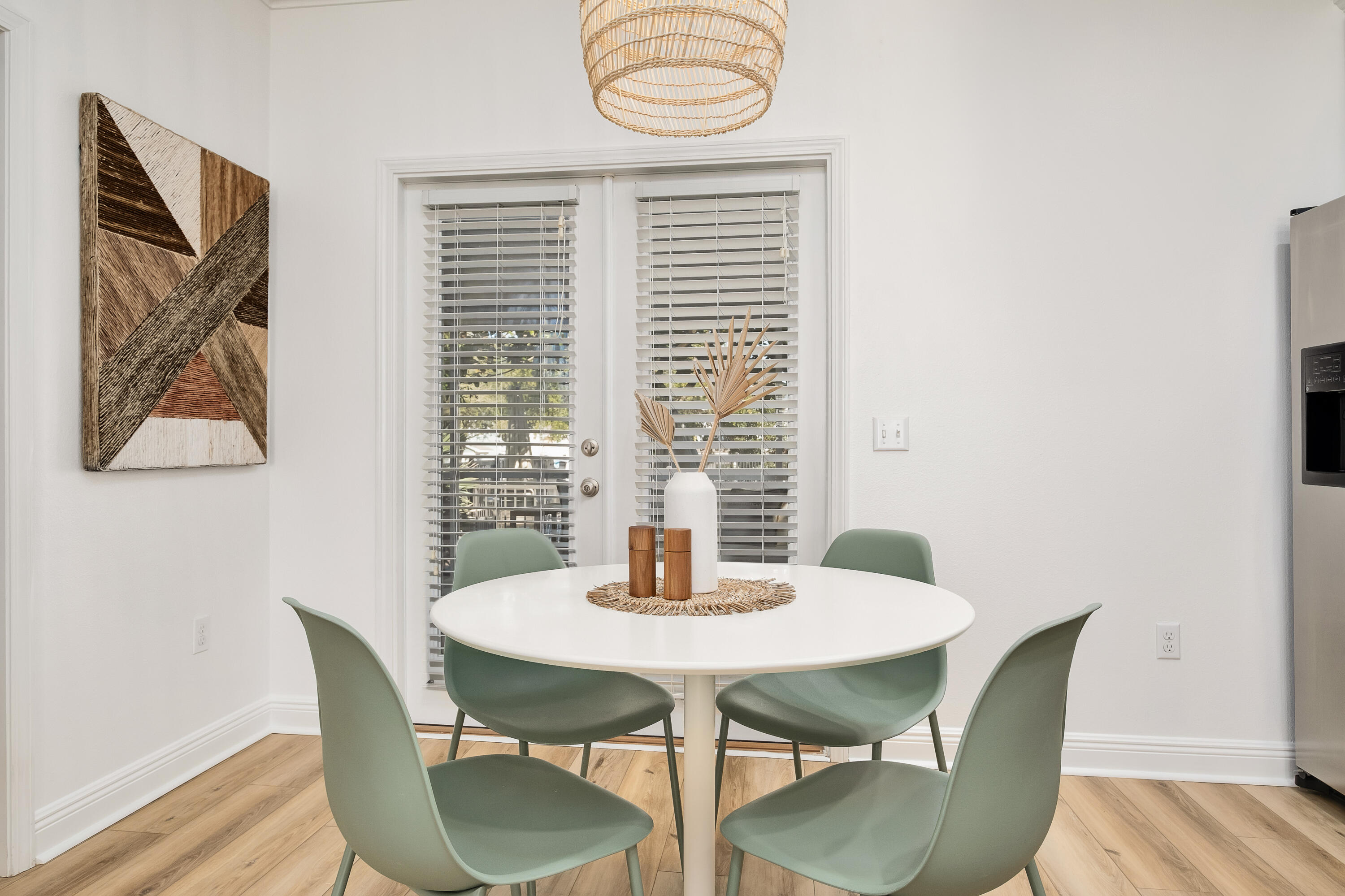 44 St Vincent Lane Inlet Beach, FL 32461 - Photo 15 of 45 a dining room with furniture and wooden floor