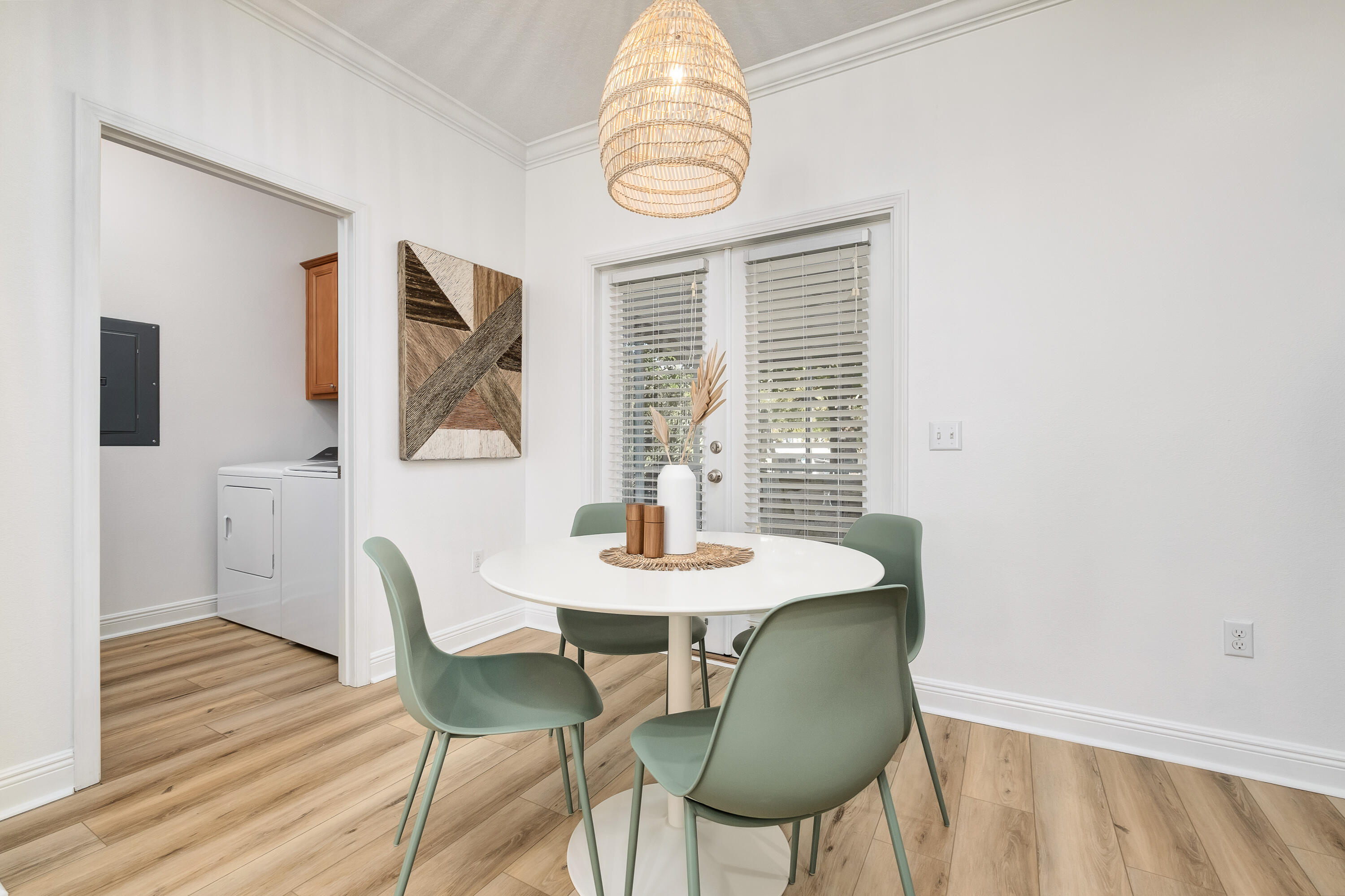 44 St Vincent Lane Inlet Beach, FL 32461 - Photo 16 of 45 a dining room with furniture and window