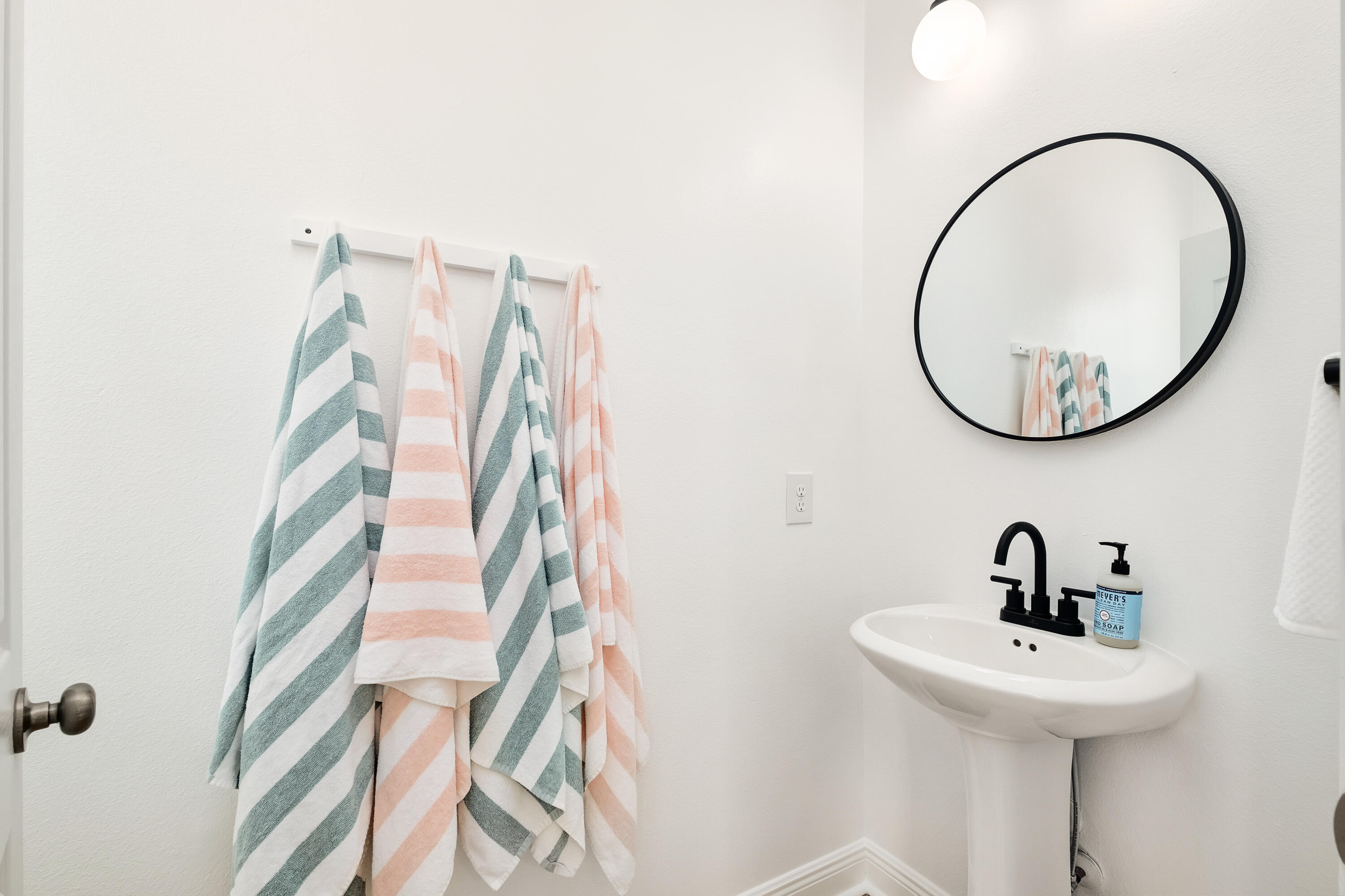 44 St Vincent Lane Inlet Beach, FL 32461 - Photo 20 of 45 a bathroom with a sink and mirror