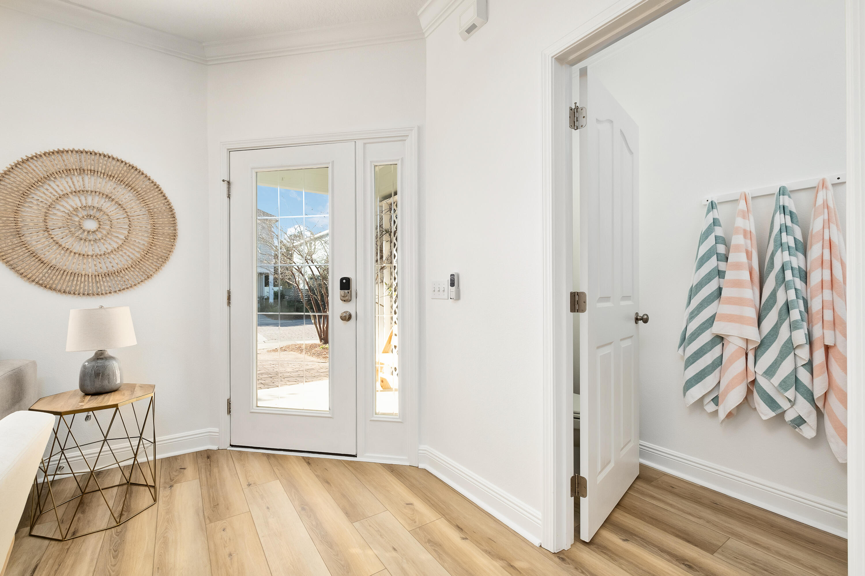 44 St Vincent Lane Inlet Beach, FL 32461 - Photo 21 of 45 a view of a room with wooden floor and windows