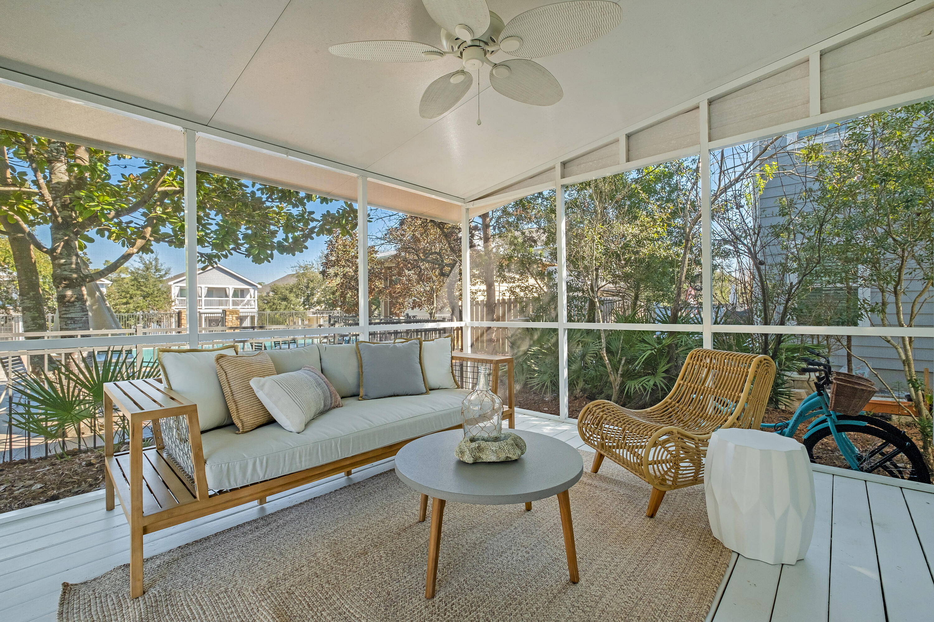 44 St Vincent Lane Inlet Beach, FL 32461 - Photo 29 of 45 a outdoor living space with furniture and garden view