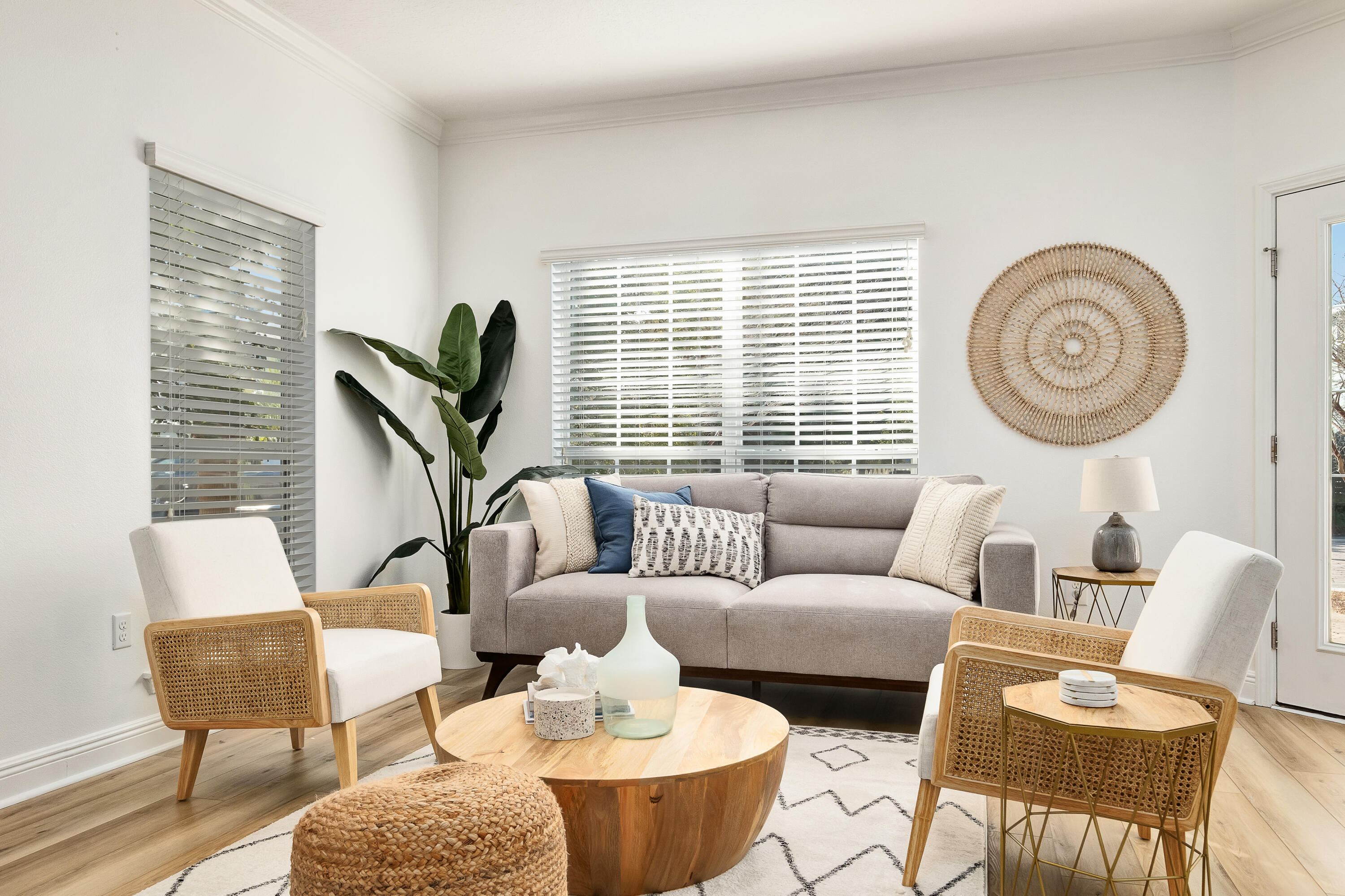 44 St Vincent Lane Inlet Beach, FL 32461 - Photo 7 of 45 a living room with furniture and a large window