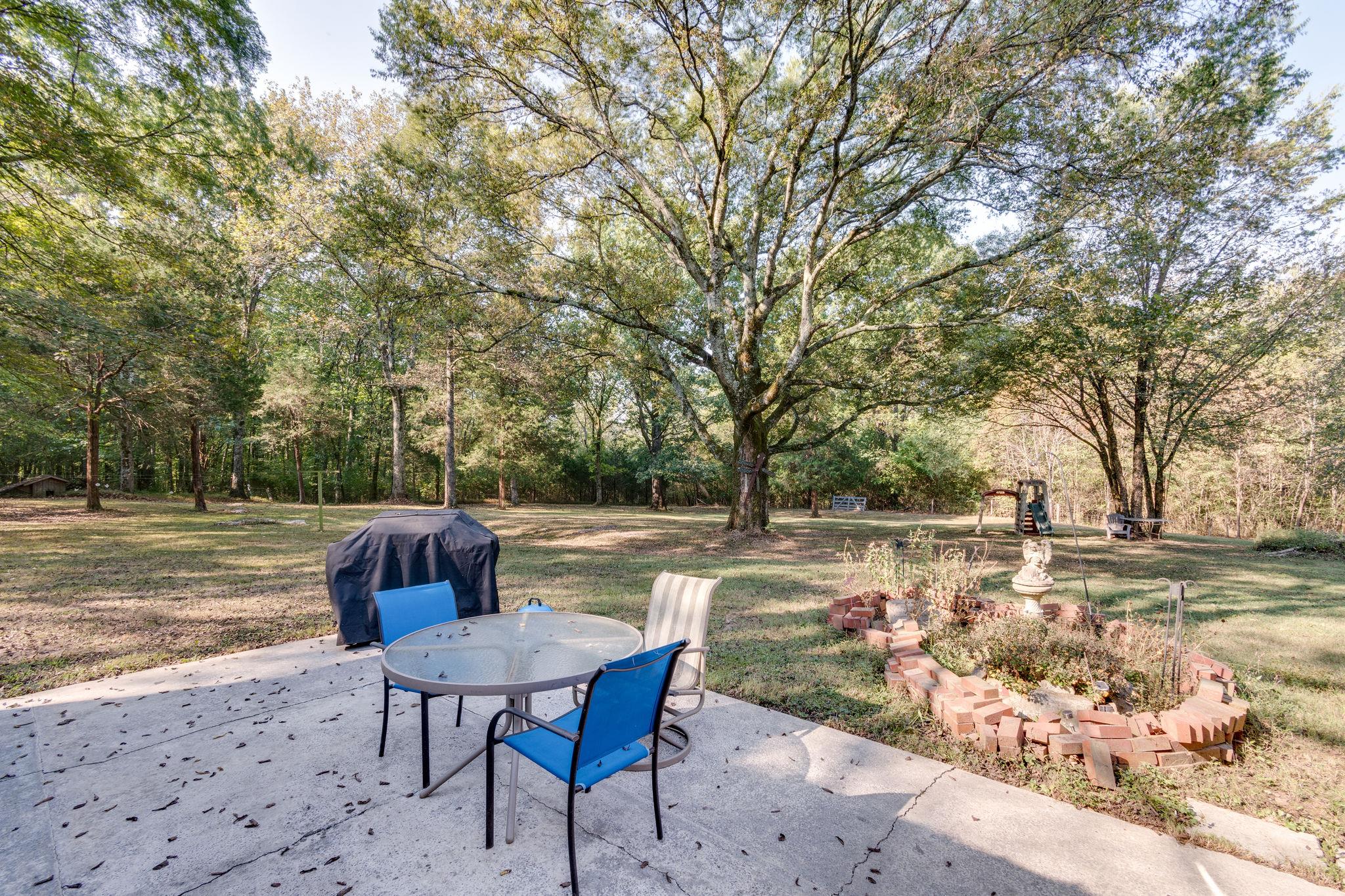 1452 Iron Bridge Road Columbia, TN 38401 - Photo 8 of 19 a view of a yard with a table and chairs