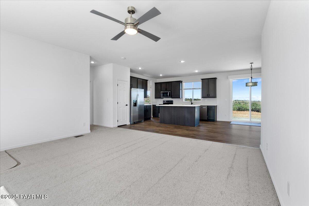 1398 Big Chino Road Paulden, AZ 86334 - Photo 16 of 35 05-Living Room to Kitchen