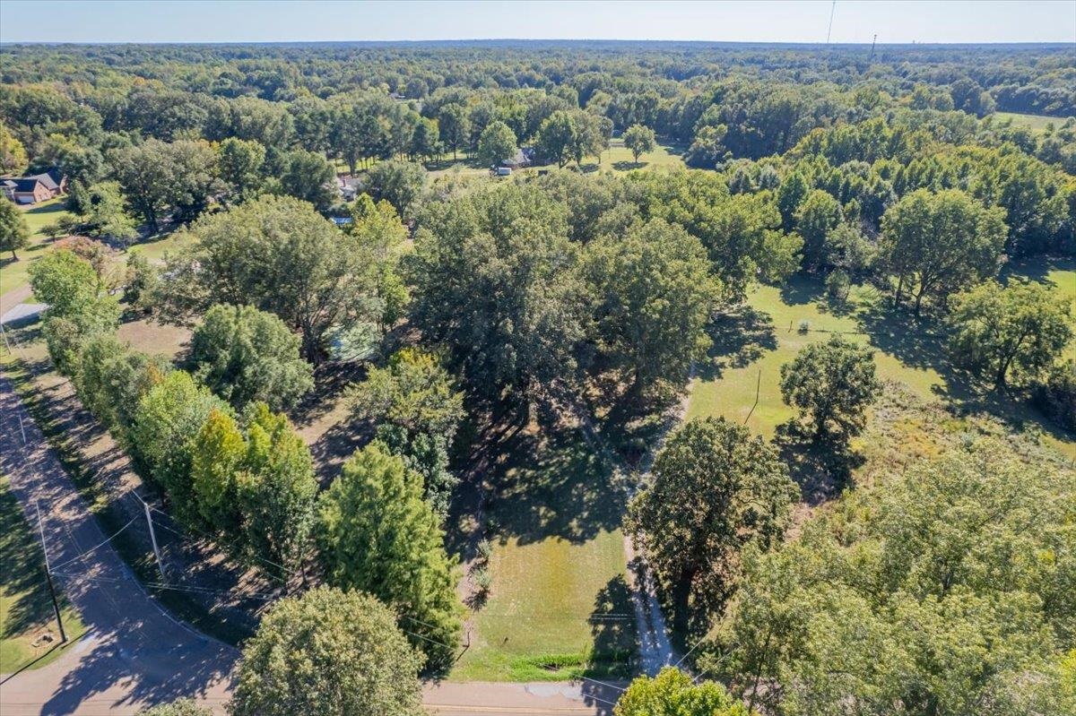 9301 Osborn Road Arlington, TN 38002 - Photo 25 of 31 an aerial view of residential house with outdoor space and trees all around