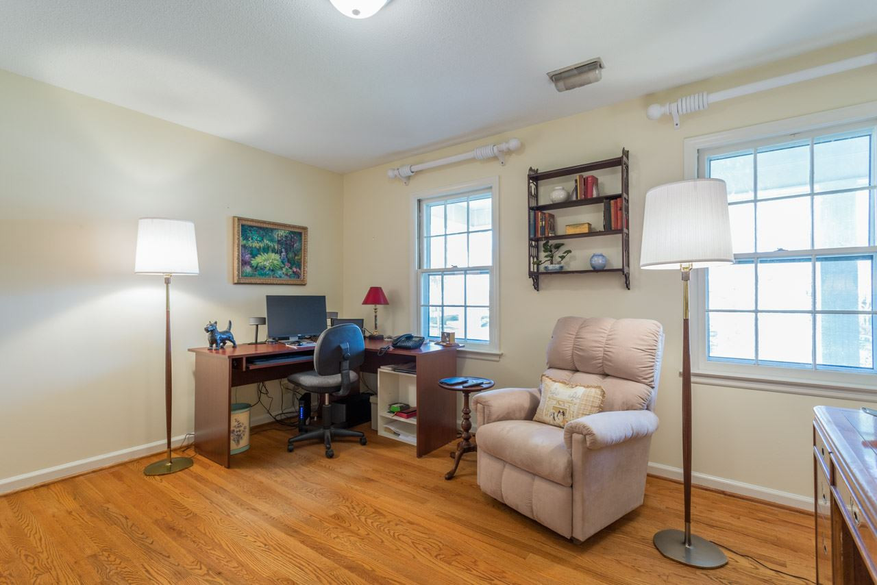 7616 Harps Mill Road Raleigh, NC 27615 - Photo 18 of 24 Currently used as an office, this wonderful room has hardwood floors and access to the large walk-in attic. Bedroom #4