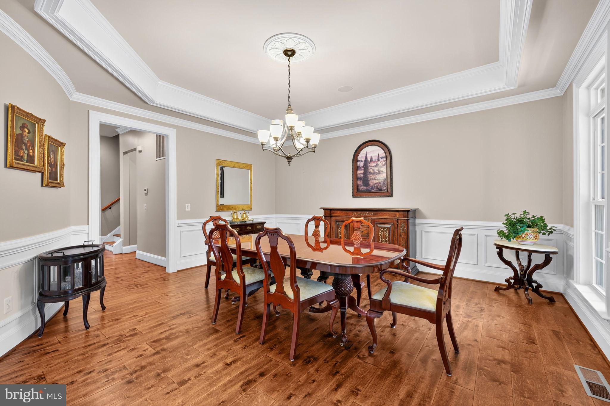 22011 Beaverdam Drive Ashburn, VA 20148 - Photo 19 of 109 Beautiful tray ceiling in Formal Dining Room