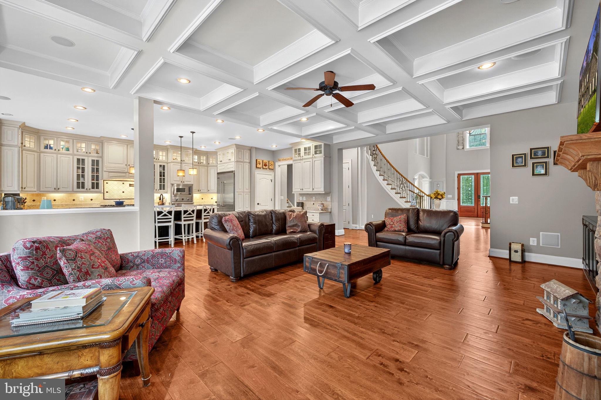 22011 Beaverdam Drive Ashburn, VA 20148 - Photo 28 of 106 a living room with furniture and wooden floor