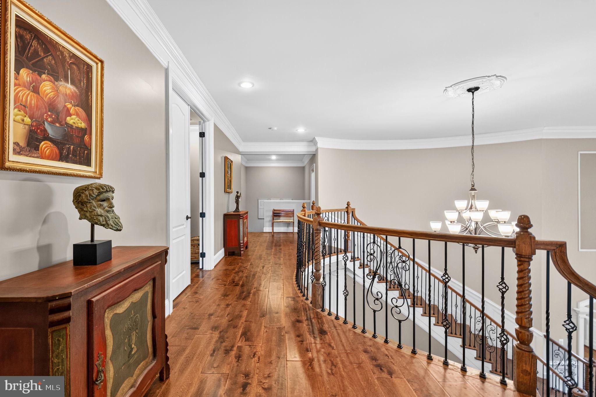 22011 Beaverdam Drive Ashburn, VA 20148 - Photo 66 of 106 Elegant foyer with rich wooden accents.