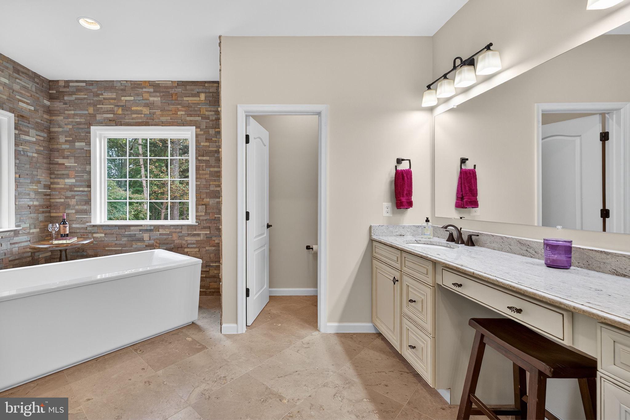 22011 Beaverdam Drive Ashburn, VA 20148 - Photo 81 of 109 Elegant bathroom with modern finishes.
