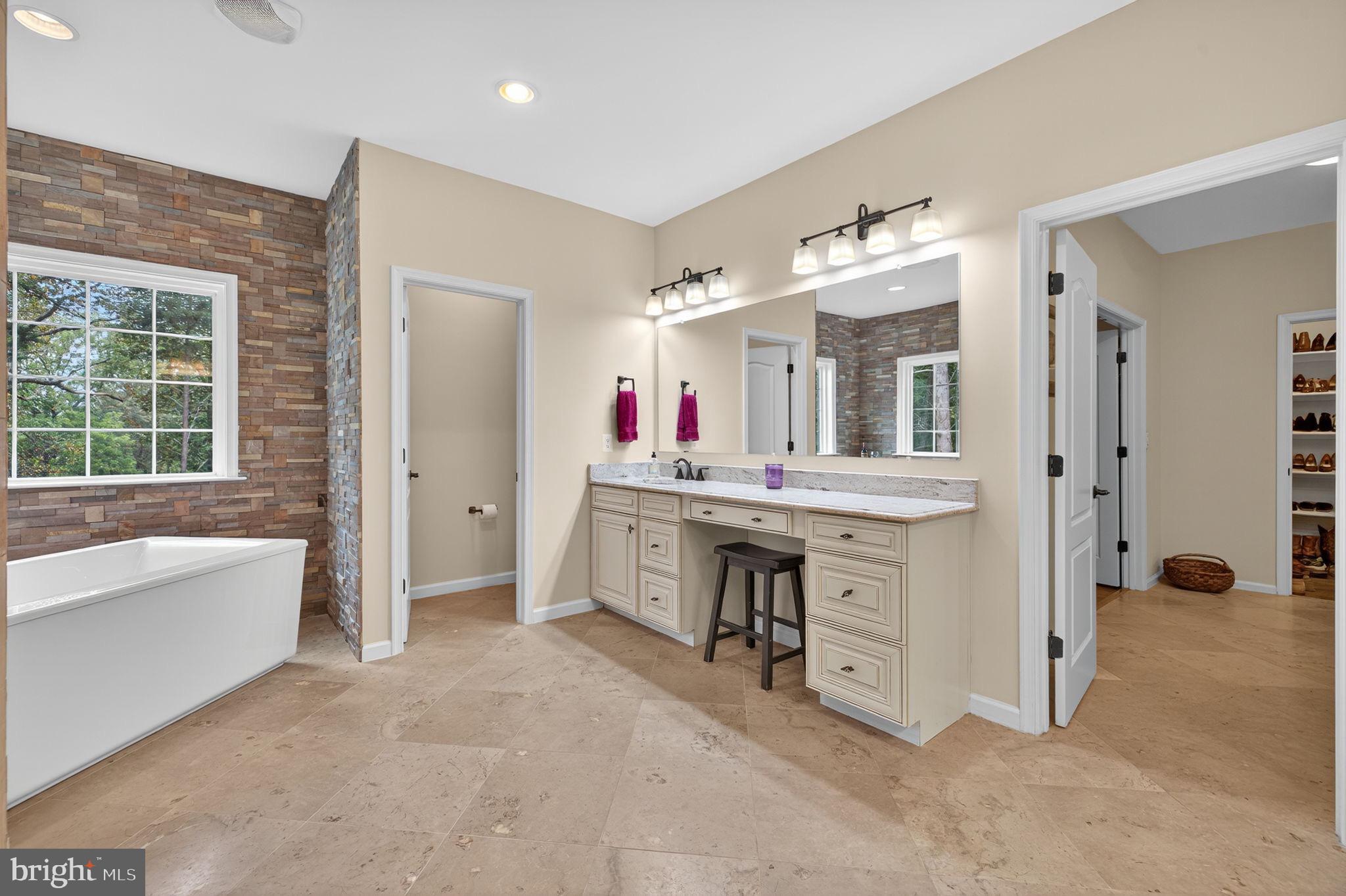 22011 Beaverdam Drive Ashburn, VA 20148 - Photo 93 of 106 Elegant bathroom with natural light.
