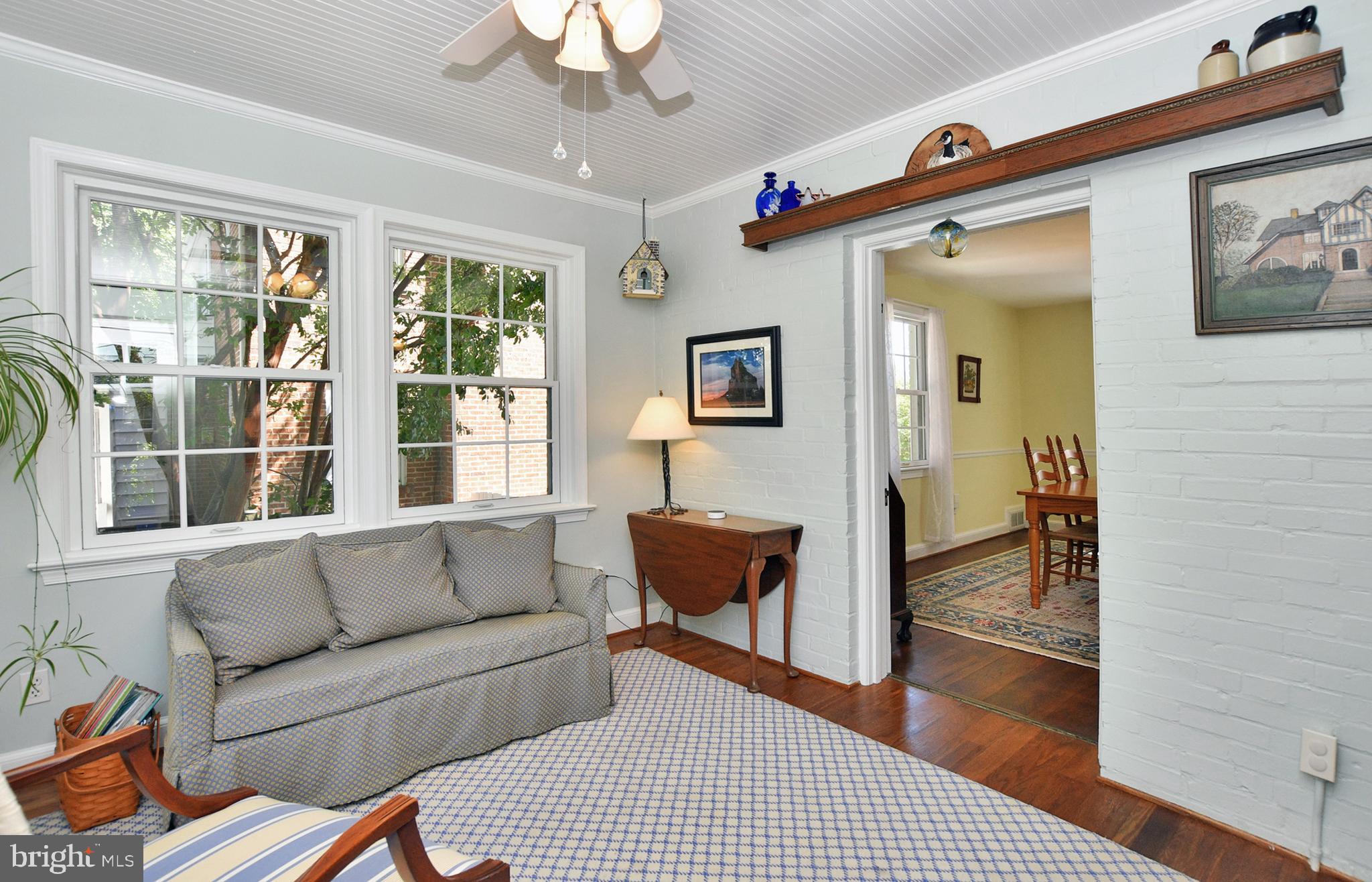 4515 Sleaford Road Bethesda, MD 20814 - Photo 16 of 47 Den/Bkfst Room Addition has Exit Door to Backyard