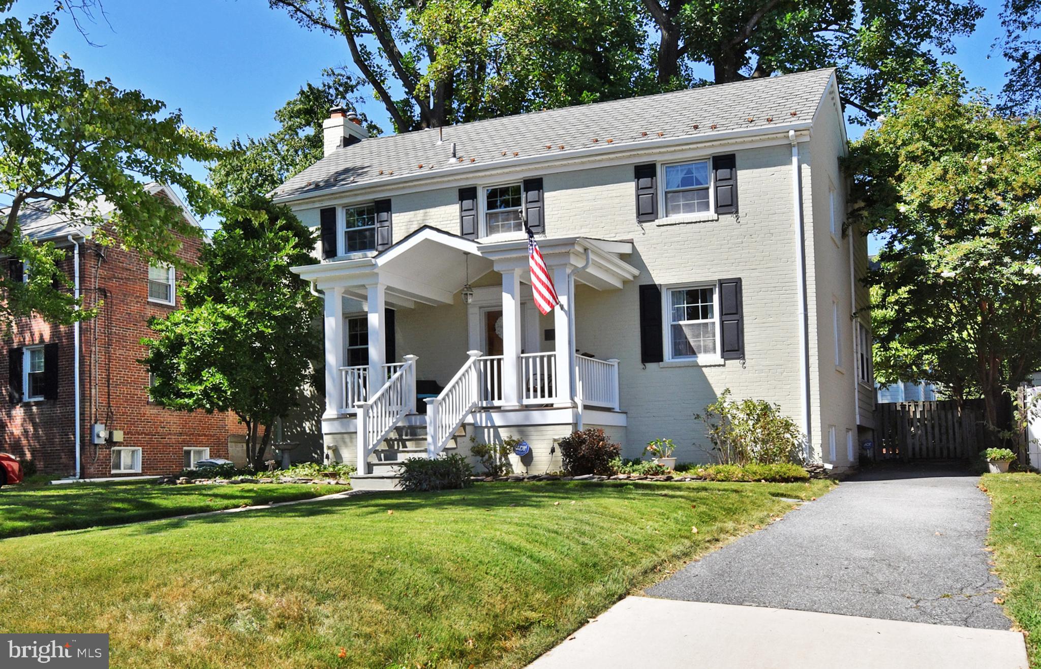 4515 Sleaford Road Bethesda, MD 20814 - Photo 2 of 47 Painted Brick and Welcoming Front Porch